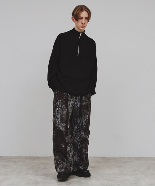 tk.TAKEO KIKUCHI（ティーケータケオキクチ）の「◆もちもちハーフジップニット（ニット/セーター・メンズ・ライトグレー/ネイビー/ブラック/ブルー・01/02/03）」の18枚目の写真