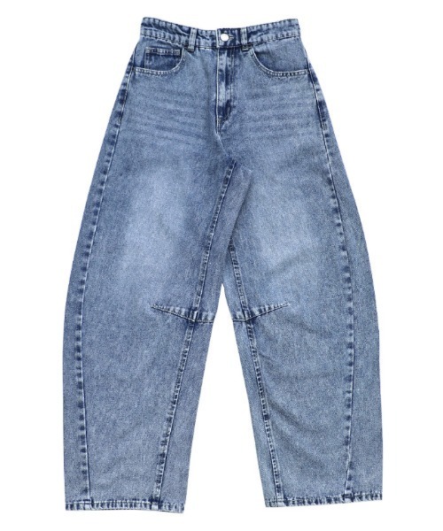 MOWALOLA デニムパンツ 完全未使用 出品1月12まで セール】カーブデニムパンツ（デニムパンツ）｜select MOCA