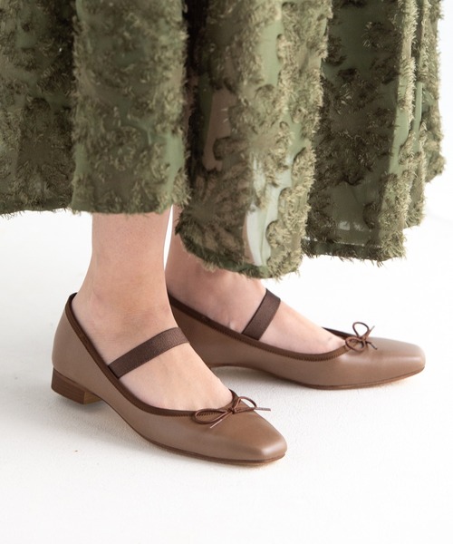 【セール】ゴムストラップソフトバレエシューズ(113-42224)JELLY BEANS(ジェリービーンズ)(パンプス)|JELLY BEANS(ジェリービーンズ)