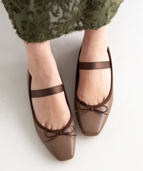 【セール】ゴムストラップソフトバレエシューズ(113-42224)JELLY BEANS(ジェリービーンズ)（パンプス）｜JELLY BEANS（ジェリービーンズ）