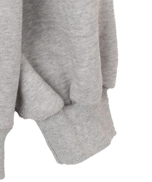 WEGO（ウィゴー）の「WEGO/BROOKLYNロゴビッグパーカー（パーカー・レディース・オートミール/ワイン/グレー・FREE）」の6枚目の写真