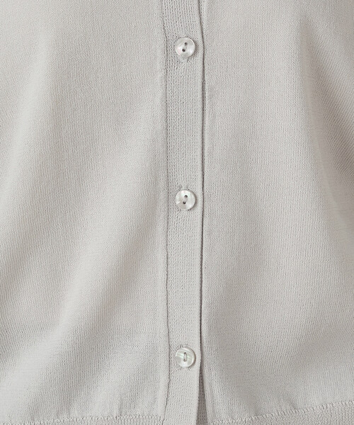 COMME CA ISM（コムサイズム）の「【ウォッシャブル】UVカット ベーシック クルーネックカーディガン（カーディガン/ボレロ・レディース・ネイビー/ミント/ライトグレー/ブラック・MEDIUM/LARGE）」の18枚目の写真