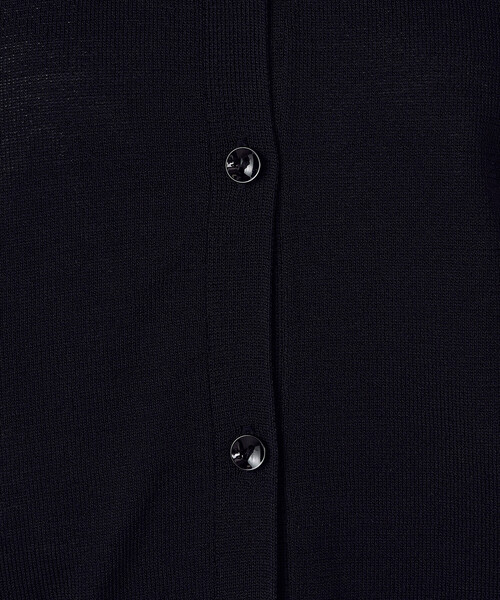 COMME CA ISM（コムサイズム）の「【ウォッシャブル】UVカット ベーシック クルーネックカーディガン（カーディガン/ボレロ・レディース・ネイビー/ミント/ライトグレー/ブラック・MEDIUM/LARGE）」の19枚目の写真