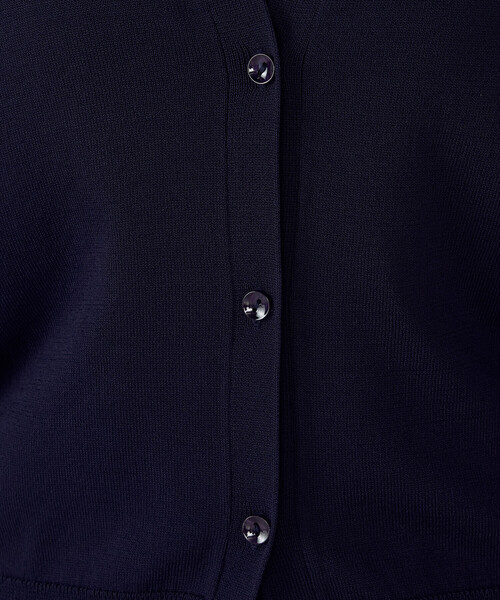 COMME CA ISM（コムサイズム）の「【ウォッシャブル】UVカット ベーシック クルーネックカーディガン（カーディガン/ボレロ・レディース・ネイビー/ミント/ライトグレー/ブラック・MEDIUM/LARGE）」の20枚目の写真