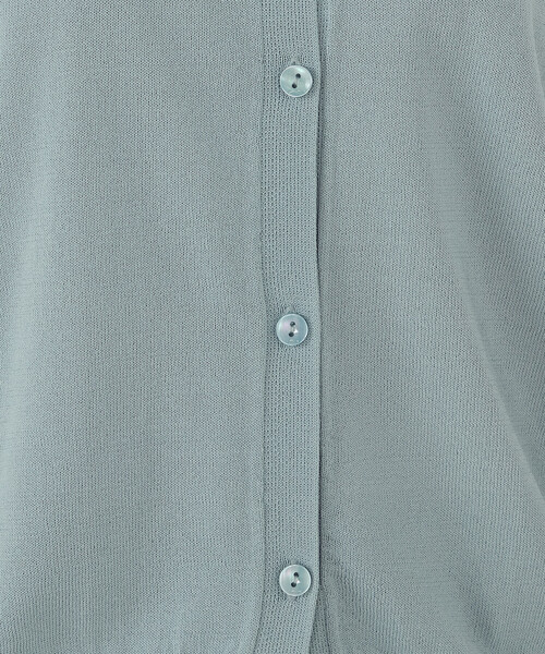 COMME CA ISM（コムサイズム）の「【ウォッシャブル】UVカット ベーシック クルーネックカーディガン（カーディガン/ボレロ・レディース・ネイビー/ミント/ライトグレー/ブラック・MEDIUM/LARGE）」の21枚目の写真