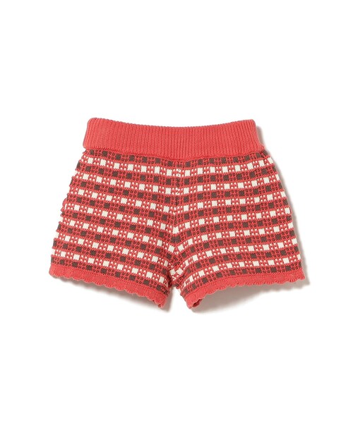 B:MING by BEAMS（ビーミングバイビームス）の「チェック ニット キュロット 2025SS（90～120cm）（その他パンツ・キッズ・ネイビー/レッド・M(110-120)/S(90-100)）」の17枚目の写真