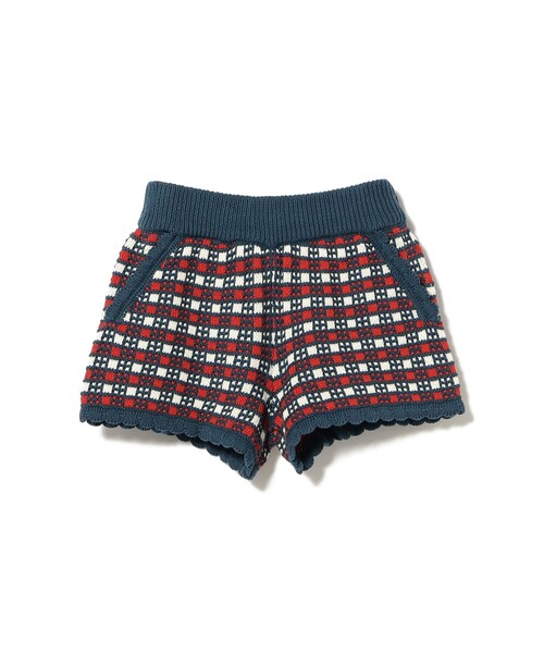 B:MING by BEAMS（ビーミングバイビームス）の「チェック ニット キュロット 2025SS（90～120cm）（その他パンツ・キッズ・ネイビー/レッド・M(110-120)/S(90-100)）」の20枚目の写真