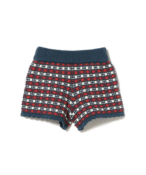 B:MING by BEAMS（ビーミングバイビームス）の「チェック ニット キュロット 2025SS（90～120cm）（その他パンツ・キッズ・ネイビー/レッド・M(110-120)/S(90-100)）」の22枚目の写真