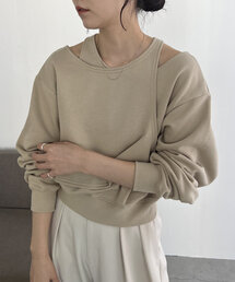 CAPRICIEUX LE'MAGE | レイヤードスウェット(スウェット)