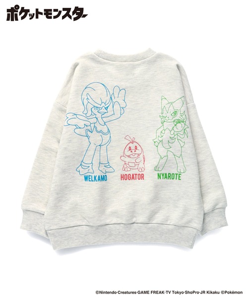 セール】【Pokemon/ポケットモンスター（ポケモン）】裏毛トレーナー