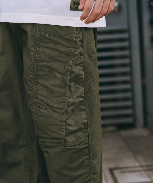 Subciety(サブサエティ)の「Military tent pants(その他パンツ・メンズ・オリーブ・X-LARGE/LARGE/MEDIUM/SMALL)」の9枚目の写真