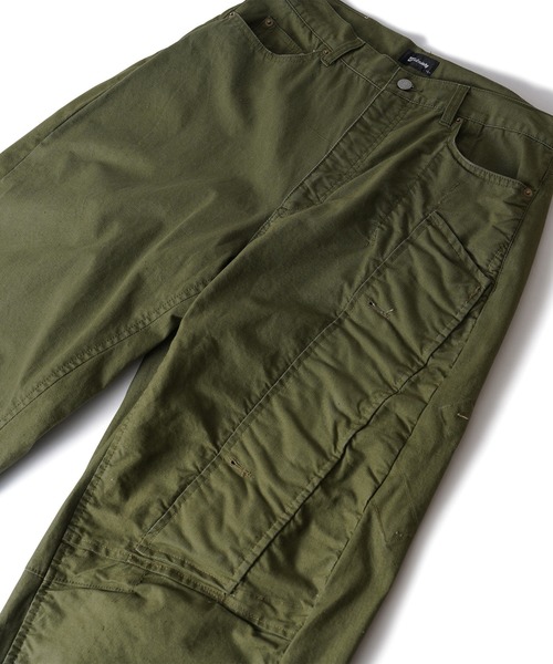 Subciety(サブサエティ)の「Military tent pants(その他パンツ・メンズ・オリーブ・X-LARGE/LARGE/MEDIUM/SMALL)」の12枚目の写真