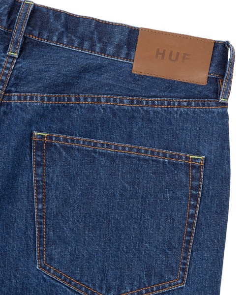 HUF(ハフ)の「CLASSIC DENIM PANT / HUF ハフ デニムパンツ(デニムパンツ・メンズ・ブラック/インディゴブルー/ノンウォッシュ・36inch/34inch/32inch/30inch/28inch)」の7枚目の写真