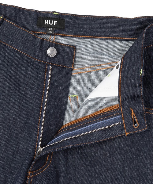 HUF(ハフ)の「CLASSIC DENIM PANT / HUF ハフ デニムパンツ(デニムパンツ・メンズ・ブラック/インディゴブルー/ノンウォッシュ・36inch/34inch/32inch/30inch/28inch)」の11枚目の写真