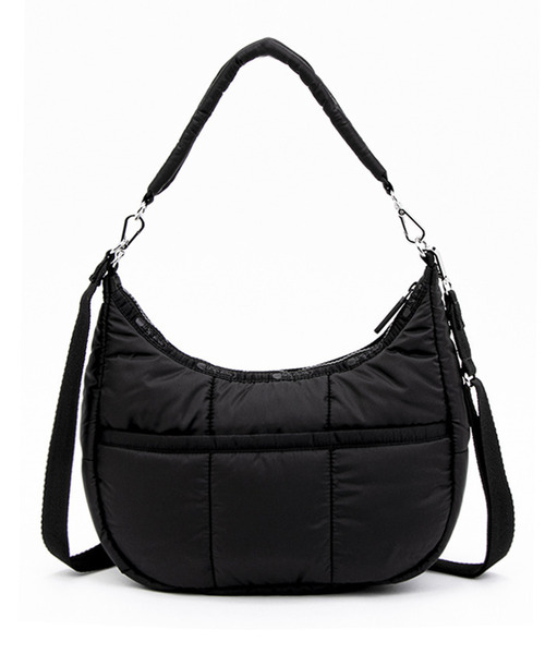 PUFFY N/S CONV HOBO タイムレスノワール（ショルダーバッグ）｜LeSportsac（レスポートサック）