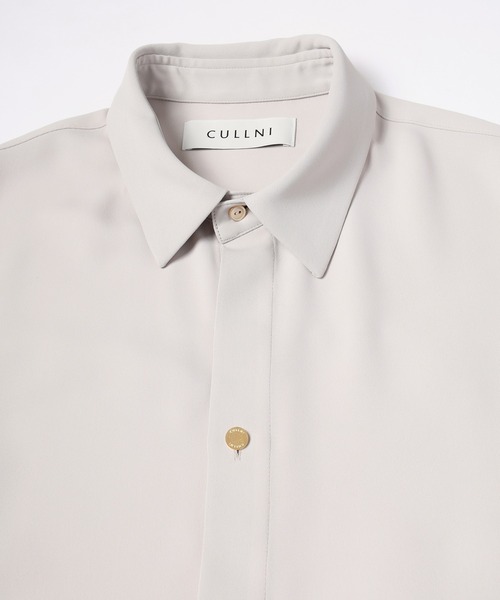 CULLNI（クルニ）の「Double Satin Bow Tie Short Sleeve Shirt