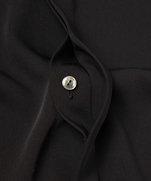 8/3出品取止　最終セール　CULLNI 21ss ボウタイシャツ　半袖 CULLNI - 【残り一点】Broad Cloth Bow Tie Short Sleeve Shirt