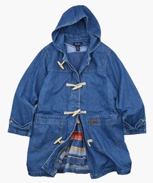 【ヴィンテージ古着】90's DENIM&Co フリースライナー デニムダッフルコート