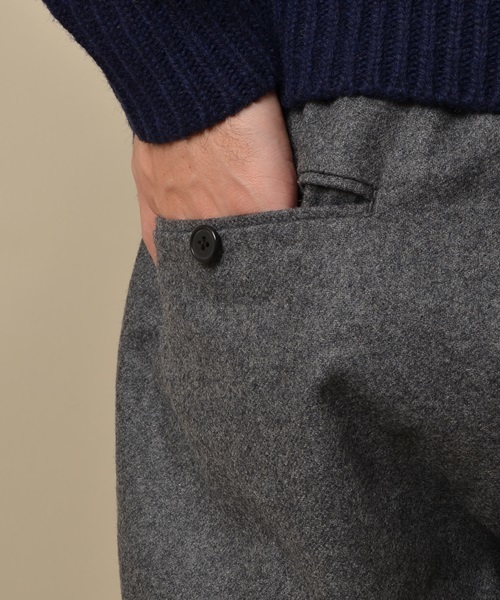 SHIPS JET BLUE(シップスジェットブルー)の「SHIPS JET BLUE(シップス ジェットブルー): T/W リブパンツ15FW■(その他パンツ・メンズ・ブラック/チャコールグレー/オリーブ/ネイビー・SMALL/LARGE/MEDIUM)」の11枚目の写真