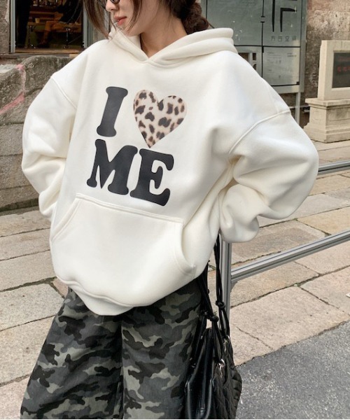 gossip！ロサンゼルス（ゴシップロサンゼルス）の「フード スウェット パーカー Y2K（パーカー・レディース・グレー/オフホワイト/ブラック・FREE）」の15枚目の写真