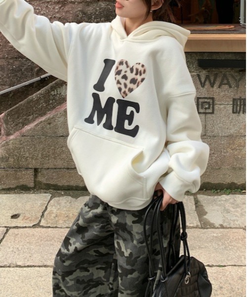 gossip！ロサンゼルス（ゴシップロサンゼルス）の「フード スウェット パーカー Y2K（パーカー・レディース・グレー/オフホワイト/ブラック・FREE）」の17枚目の写真