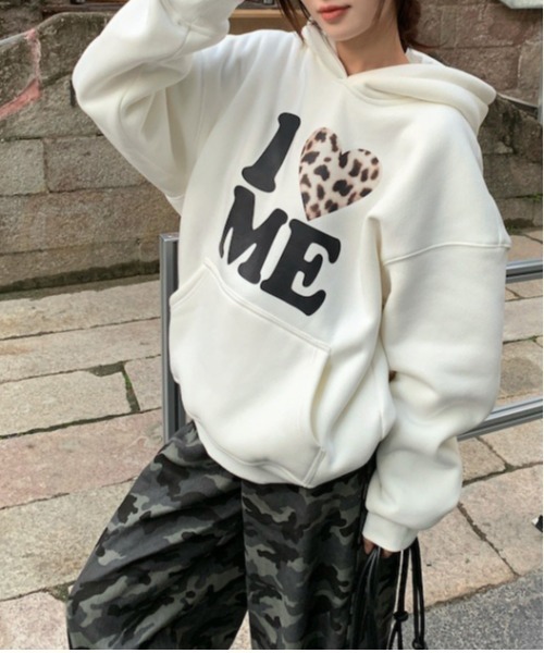 gossip！ロサンゼルス（ゴシップロサンゼルス）の「フード スウェット パーカー Y2K（パーカー・レディース・グレー/オフホワイト/ブラック・FREE）」の20枚目の写真