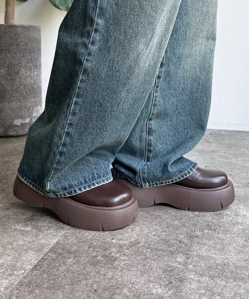 CPCM（シーピーシーエム）の「厚底ソールサボ（ブーツ・レディース・ブラック/ブラウン・MEDIUM/LARGE/SMALL）」の5枚目の写真