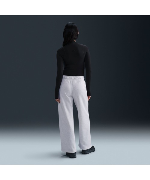 NIKE（ナイキ）の「ナイキ NIKE ナイキ NSW クラブ フリース MR GX ワイド P（スウェットパンツ・レディース・グレー/ブラック・L/M/S）」の9枚目の写真