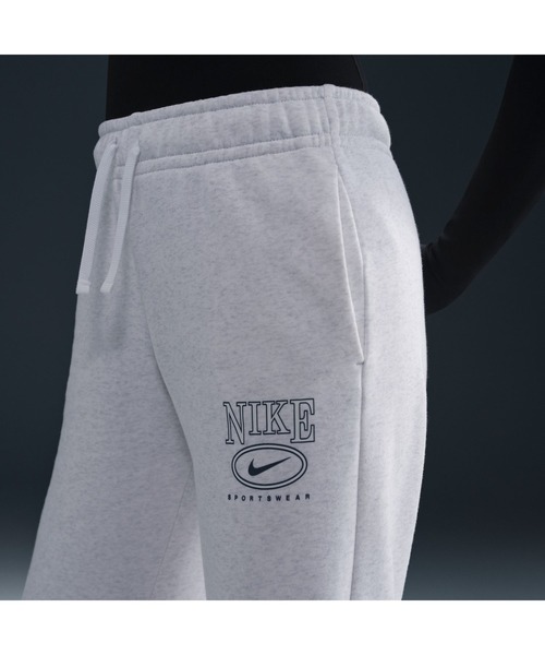 NIKE（ナイキ）の「ナイキ NIKE ナイキ NSW クラブ フリース MR GX ワイド P（スウェットパンツ・レディース・グレー/ブラック・L/M/S）」の11枚目の写真
