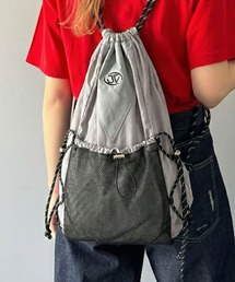 Java（ジャバ）の「《JaVaジャバコラボ》軽量×大容量。メッシュ使いドローコード ナップサック（バックパック/リュック）」