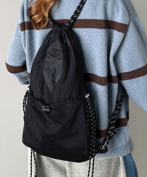 セール】《JaVaジャバコラボ》軽量×大容量。メッシュ使いドローコード