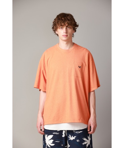 WHIZLIMITED（ウィズリミテッド）の「CORD TEE（Tシャツ/カットソー・メンズ・ホワイト/ブラック/オレンジ・LARGE/MEDIUM）」の3枚目の写真