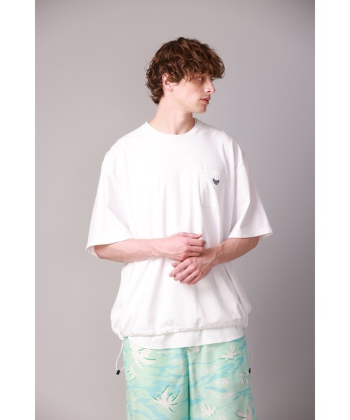 WHIZLIMITED（ウィズリミテッド）の「CORD TEE（Tシャツ/カットソー・メンズ・ホワイト/ブラック/オレンジ・LARGE/MEDIUM）」の4枚目の写真