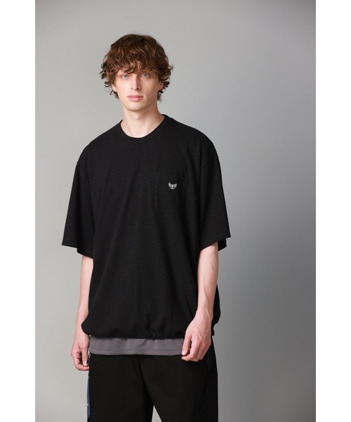 WHIZLIMITED（ウィズリミテッド）の「CORD TEE（Tシャツ/カットソー・メンズ・ホワイト/ブラック/オレンジ・LARGE/MEDIUM）」の6枚目の写真