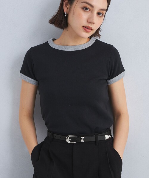 green label relaxing（グリーンレーベルリラクシング）の「メタル 剣先ベルト（ベルト・レディース・ブラック/ブラウン・FREE）」の5枚目の写真