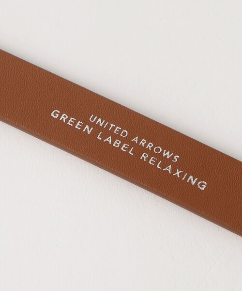 green label relaxing（グリーンレーベルリラクシング）の「メタル 剣先ベルト（ベルト・レディース・ブラック/ブラウン・FREE）」の10枚目の写真