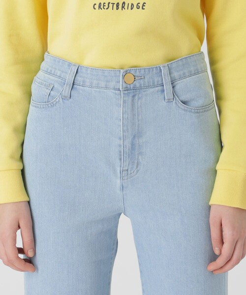 BLUE LABEL CRESTBRIDGE(ブルーレーベルクレストブリッジ)の「ストレッチデニムフレアパンツ(デニムパンツ・レディース・ブルー系その他4/ブルー・34/36/40/38)」の10枚目の写真