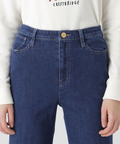 BLUE LABEL CRESTBRIDGE(ブルーレーベルクレストブリッジ)の「ストレッチデニムフレアパンツ(デニムパンツ・レディース・ブルー系その他4/ブルー・34/36/40/38)」の18枚目の写真