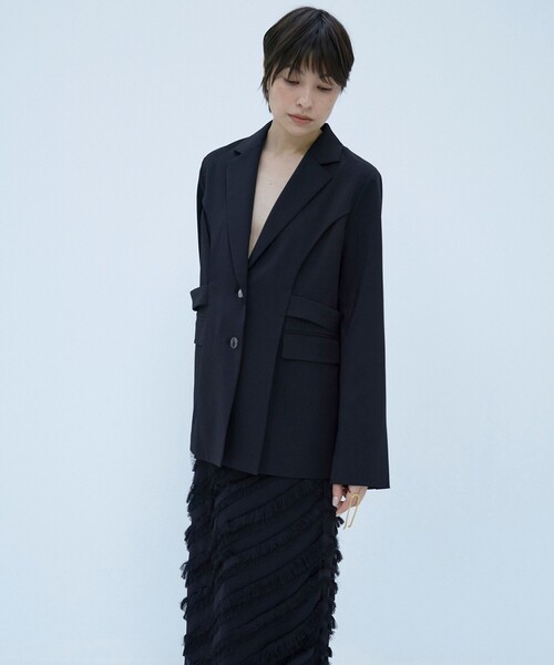 Ray BEAMS(レイビームス)の「RBS / フリンジ Aライン スカート(スカート・レディース・ブラック/ホワイト・0/1)」の11枚目の写真