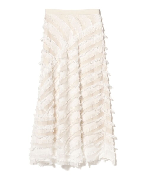 Ray BEAMS(レイビームス)の「RBS / フリンジ Aライン スカート(スカート・レディース・ブラック/ホワイト・0/1)」の14枚目の写真