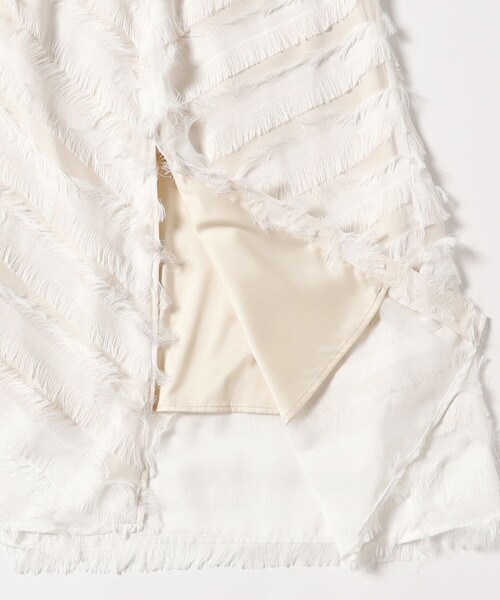 Ray BEAMS(レイビームス)の「RBS / フリンジ Aライン スカート(スカート・レディース・ブラック/ホワイト・0/1)」の18枚目の写真