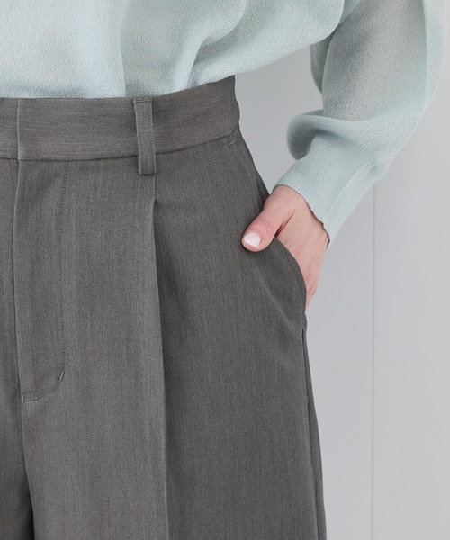 ROPE' PICNIC（ロペピクニック）の「ハーフタックパンツ（その他パンツ・レディース・ブラック/グレー・36/38）」の9枚目の写真