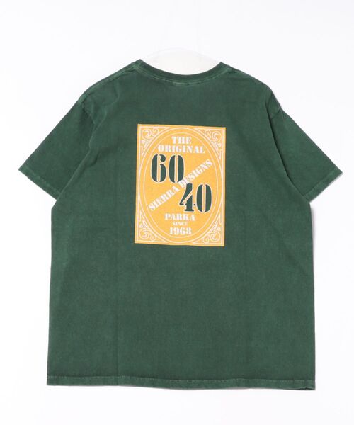 SIERRA DESIGNS（シェラデザイン）の「★日本製★【SIERRA DESIGNS】Good On ×SIERRA DESIGNS 60/40 1st LOGO POCKET TEE（Tシャツ/カットソー・レディース・ネイビー/グリーン/ナチュラル/ブラック・SMALL/MEDIUM/LARGE/X-LARGE）」の6枚目の写真