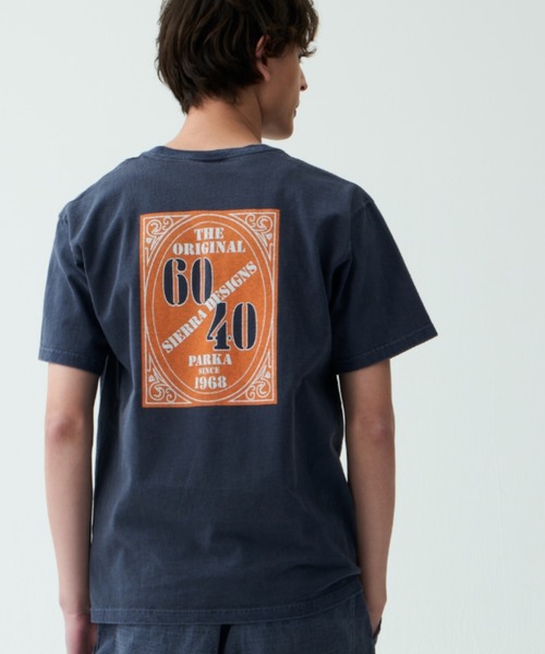 SIERRA DESIGNS（シェラデザイン）の「★日本製★【SIERRA DESIGNS】Good On ×SIERRA DESIGNS 60/40 1st LOGO POCKET TEE（Tシャツ/カットソー・レディース・ネイビー/グリーン/ナチュラル/ブラック・SMALL/MEDIUM/LARGE/X-LARGE）」の4枚目の写真