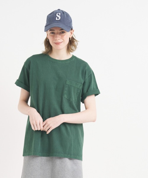 SIERRA DESIGNS（シェラデザイン）の「★日本製★【SIERRA DESIGNS】Good On ×SIERRA DESIGNS 60/40 1st LOGO POCKET TEE（Tシャツ/カットソー・レディース・ネイビー/グリーン/ナチュラル/ブラック・SMALL/MEDIUM/LARGE/X-LARGE）」の15枚目の写真