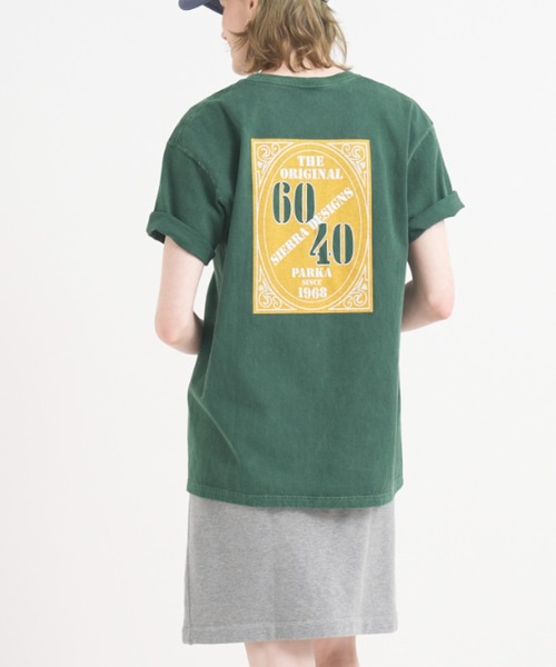 SIERRA DESIGNS（シェラデザイン）の「★日本製★【SIERRA DESIGNS】Good On ×SIERRA DESIGNS 60/40 1st LOGO POCKET TEE（Tシャツ/カットソー・レディース・ネイビー/グリーン/ナチュラル/ブラック・SMALL/MEDIUM/LARGE/X-LARGE）」の16枚目の写真