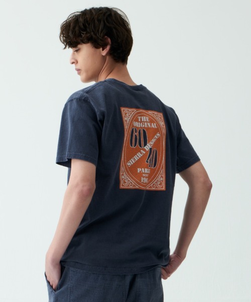 SIERRA DESIGNS（シェラデザイン）の「★日本製★【SIERRA DESIGNS】Good On ×SIERRA DESIGNS 60/40 1st LOGO POCKET TEE（Tシャツ/カットソー・レディース・ネイビー/グリーン/ナチュラル/ブラック・SMALL/MEDIUM/LARGE/X-LARGE）」の9枚目の写真