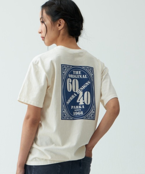 SIERRA DESIGNS（シェラデザイン）の「★日本製★【SIERRA DESIGNS】Good On ×SIERRA DESIGNS 60/40 1st LOGO POCKET TEE（Tシャツ/カットソー・レディース・ネイビー/グリーン/ナチュラル/ブラック・SMALL/MEDIUM/LARGE/X-LARGE）」の11枚目の写真