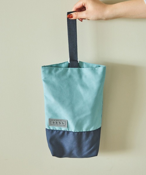 LAKOLE（ラコレ）の「【らこれキッズ】シューズケース / 286194（シューズ小物/雑貨・キッズ・ライトグレー/ネイビー/ピンク・FREE）」の2枚目の写真