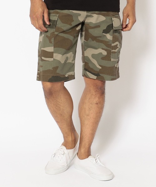 AVIREX（アヴィレックス）の「BASIC FATIGUE SHORTS / ベーシック ファティーグ ショーツ / AVIREX / アヴィレックス（カーゴパンツ・メンズ・グリーン系カモフラージュ/ブラック/オリーブ/グレー/グレー系カモフラージュ/カーキ・SMALL/MEDIUM/LARGE/X-LARGE/XX-LARGE）」の5枚目の写真